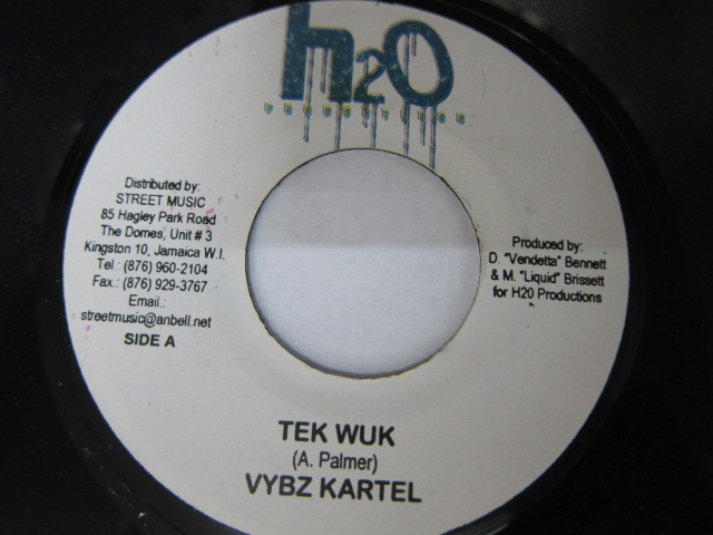 VYBZ KARTEL / TEK WUK / BLUE TOOTH RIDDIM / H2O
