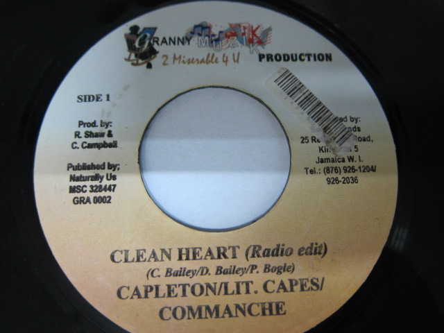 CAPLETON & LIT. CAPES , COMMANCHE / CLEAN HEART / GRANNY MUSIC PRODUCTION