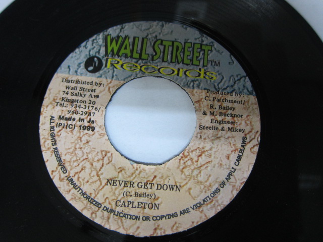 CAPLETON / NEVER GET DOWN / WALL STREET