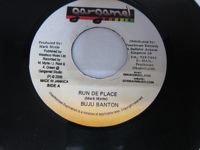 BUJU BANTON / RUN DE PLACE / GARGAMEL