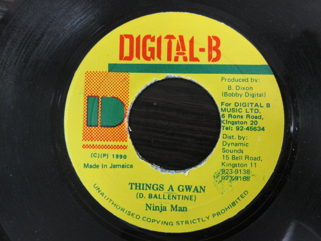 Ninja Man / THINGS A GWAN / DIGITAL-B