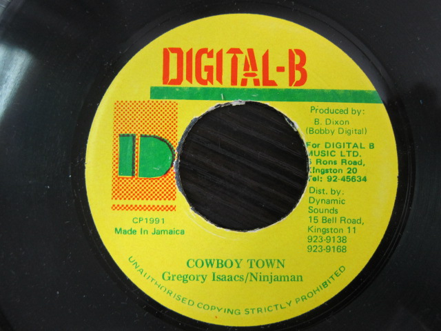 Gregory Isaacs . Ninjaman / COWBOY TOWN / DIGITAL-B