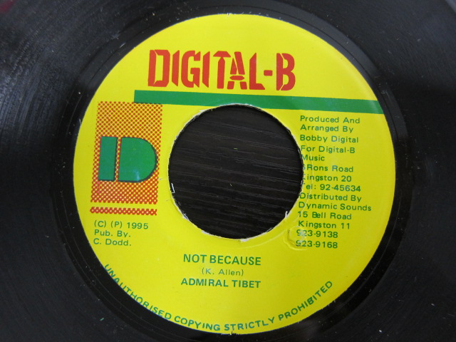 ADMIRAL TIBET / NOT BECAUSE / DIGITAL-B
