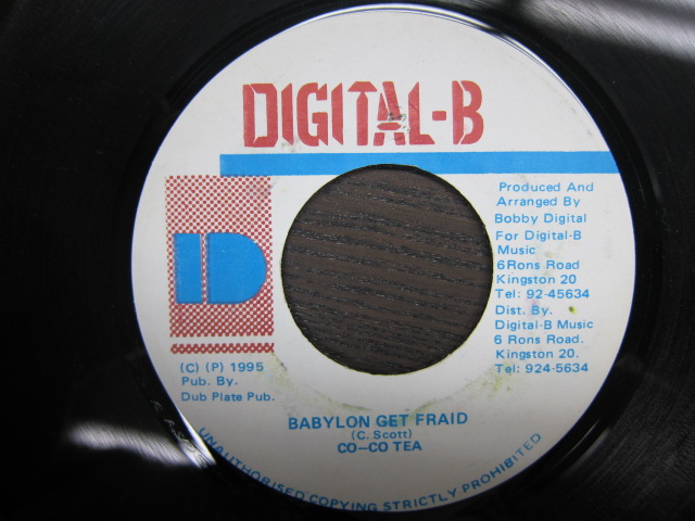 COCOA TEA / BABYLON GET FRAID / DIGITAL-B