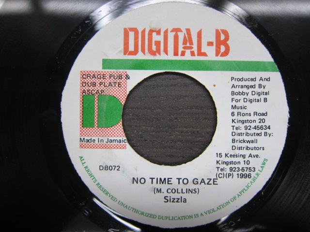 SIZZLA / NO TIME TO GAZE / DIGITAL-B