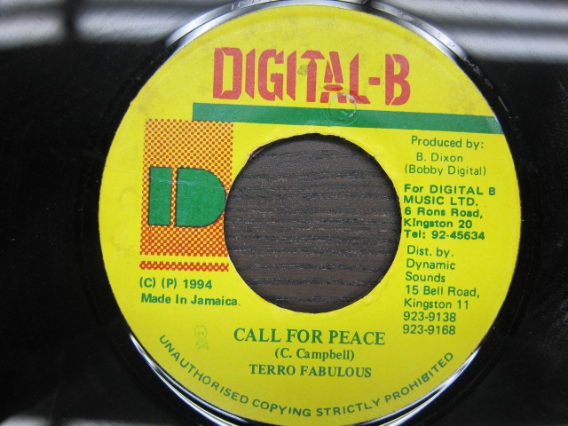 TERRO FABULOUS / CALL FOR PEACE / DIGITAL-B