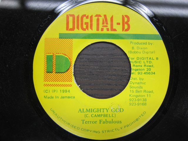 Terror Fabulous / ALMIGHTY GOD / DIGITAL-B
