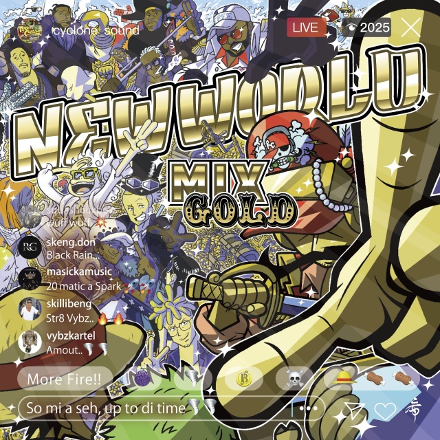 RODEM CYCLONE / NEW WORLD MIX - GOLD -