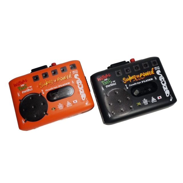 TURTLE MAN's CLUB×WATNAS /「My SOUND SYSTEM」Cassette Tape PLAYER（オレンジ）ヘッドフォン付