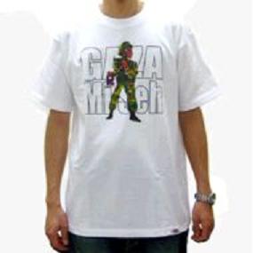 【ROCKERS ISLAND】 GAZA MI SEH T-SHIRTS (白地×白字/L)