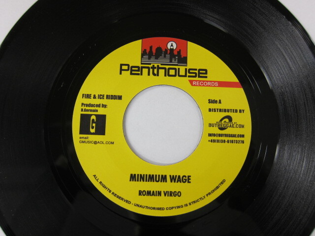 ROMAIN VIRGO / MINIMUM WAGE / FIRE & ICE RIDDIM / PENTHOUSE
