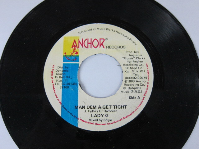 LADY G / MAN THEM A GET TIGHT / TWICE MY AGE RIDDIM / ANCHOR