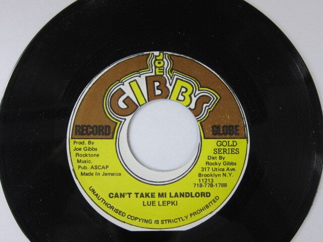 LUI LEPKI / CAN'T TEK MI LANDLORD / STORM RIDDIM / JOE GIBBS