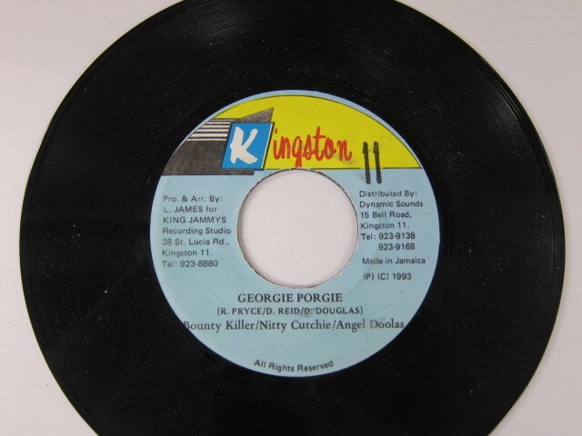 BOUNTY KILLER, NITTY KUTCHIE & ANGEL DOOLAS / GEORGIE PORGIE / BOY NUH RUN RIDDIM / KINGSTON 11