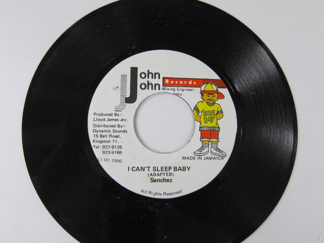 SANCHEZ / I CAN'T SLEEP BABY / HEAVENLESS<JOHN JOHN> RIDDIM / JOHN JOHN