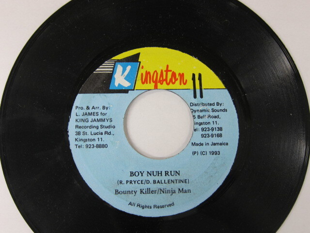 BOUNTY KILLER & NINJA MAN / BOY NUH RUN / KINGSTON 11