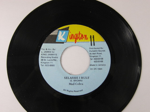 COBRA / SELASSIE I RULE / ANSWER<JOHN JOHN> RIDDIM / KINGSTON 11