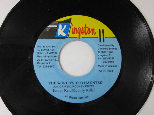 JUNIOR REID & BOUNTY KILLER / THE WORLD'S TOO HAUNTED / SHANK I SHECK RIDDIM / KINGSTON 11