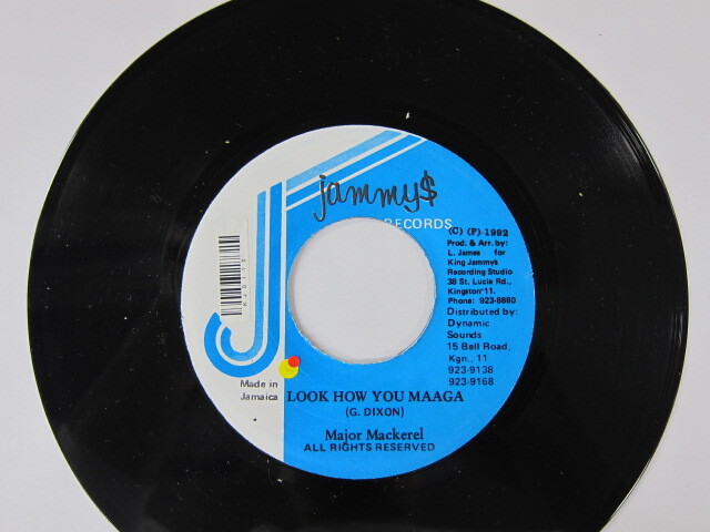 MAJOR MACKEREL / LOOK HOW YU MAGA / HEAVENLESS<JAMMYS> RIDDIM / JAMMYS