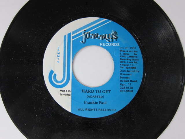 FRANKIE PAUL / HARD TO GET / JAMMYS