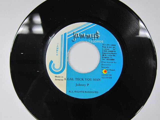 JOHNNY P / GIRL TEK YU MAN / HEAVENLESS<JAMMYS> RIDDIM / JAMMYS
