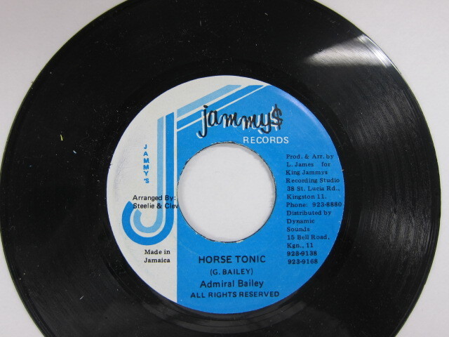 ADMIRAL BAILEY / HORSE TONIC / HEAVENLESS<JAMMYS> RIDDIM / JAMMYS