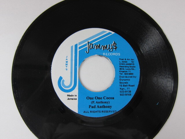 PAD ANTHONY / ONE ONE COCO / I CAN'T HIDE RIDDIM / JAMMYS