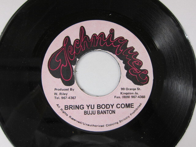 BUJU BANTON / BRING YUH BODY COME TO ME / SHANK I SHECK RIDDIM / TECHNIQUES