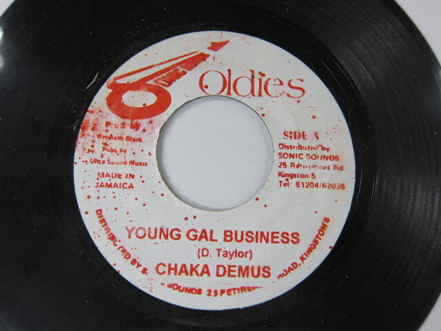 CHAKA DEMUS / YOUNG GAL BUSINESS / MUD UP RIDDIM / SONIC SOUNDS