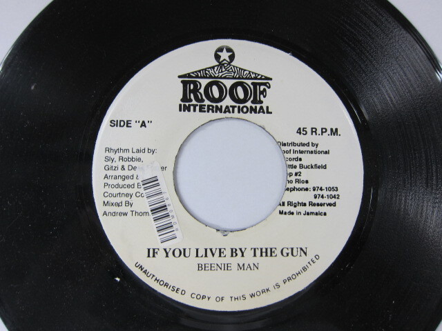 BEENIE MAN / IF YOU LIVE BY THE GUN / SHINE & CRISS : BABA BOOM RIDDIM / ROOF