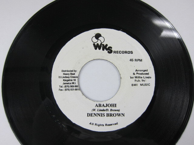 DENNIS BROWN / ABAJOHI / WKS