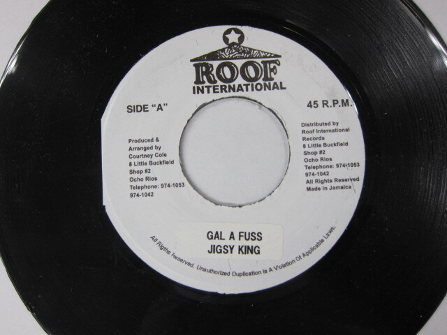 JIGSY KING / GAL A FUSS / DICKIE RIDDIM / ROOF