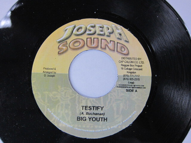 BIG YOUTH / TESTIFIED / JOSEPH SOUND