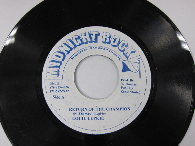LOUIE LEPKIE / RETURN OF THE CHAMPION / GUN SHOT RIDDIM / MIDNIGHT ROCK