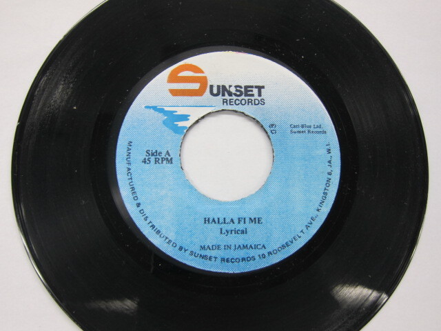 LYRICAL / HALLA FI ME / SLENG TENG<HARRY J> RIDDIM / SUN SET