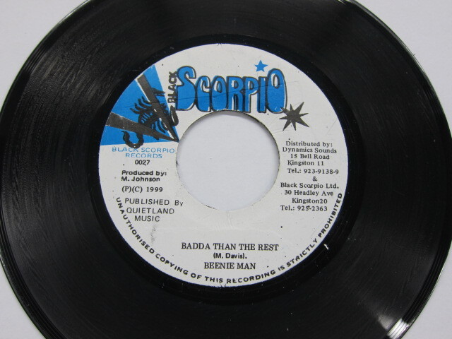 BEENIE MAN / BADDA THAN THE REST / ANTI RIDDIM / BLACK SCORPIO