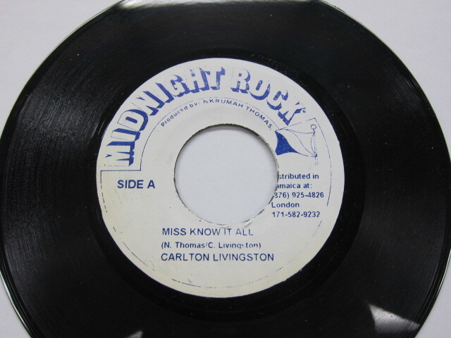 CARLTON LIVINGSTON / MISS KNOW IT ALL / MIDNIGHT ROCK