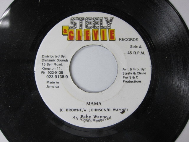 BABY WAYNE / MAMA / MAMA<STEELY & CLEVIE>:GIGGY RIDDIM / STEELY & CLEVIE