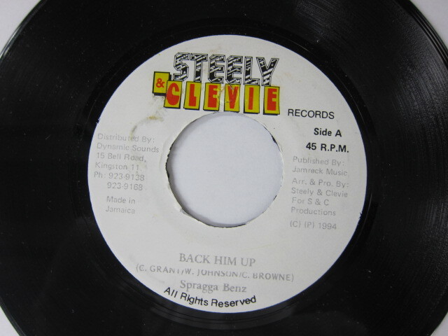 SPRAGGA BENZ / BACK HIM UP / FROG RIDDIM / STEELY & CLEVIE