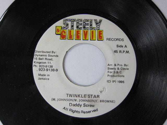 DADDY SCREW / TWINKLE STAR / SWING EASY RIDDIM / STEELY & CLEVIE