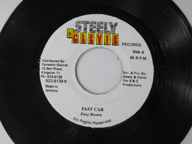 FOXY BROWN / FAST CAR / FAST CAR RIDDIM / STEELY & CLEVIE