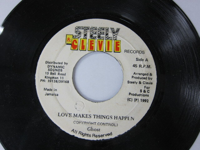 GHOST / LOVE MAKE THINGS HAPPEN / GENERAL RIDDIM / STEELY & CLEVIE