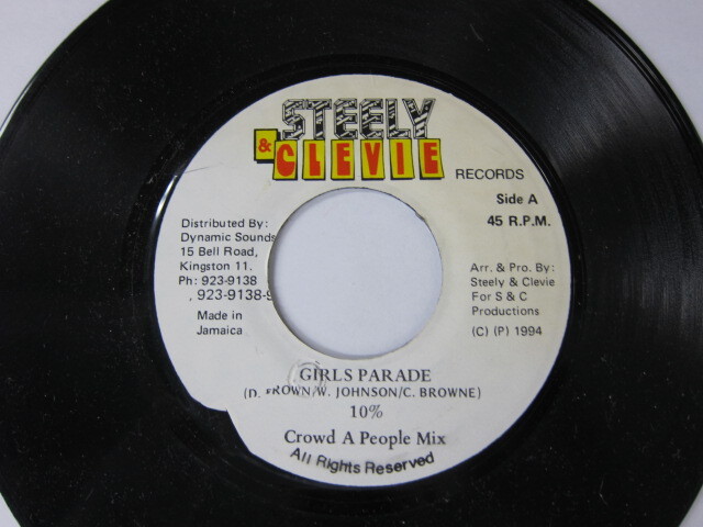 10 % / GIRLS PARADE / STEELY & CLEVIE