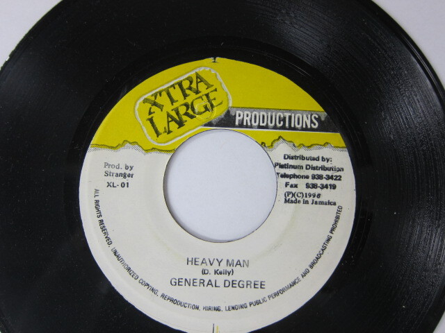 GENERAL DEGREE / HEAVY MAN / DUGU DUGU RIDDIM / XTRA LARGE