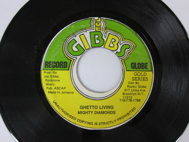 MIGHTY DIAMONDS / GHETTO LIVING / JOE GIBBS