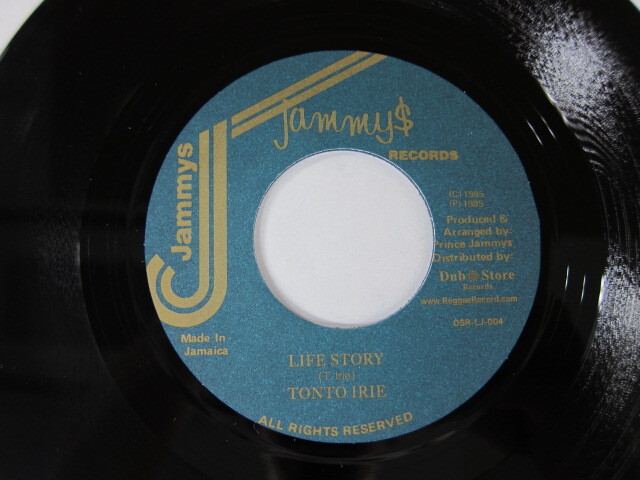 TONTO IRIE / LIFE STORY / ICKY ALL OVER RIDDIM / JAMMY'S/DUB STORE