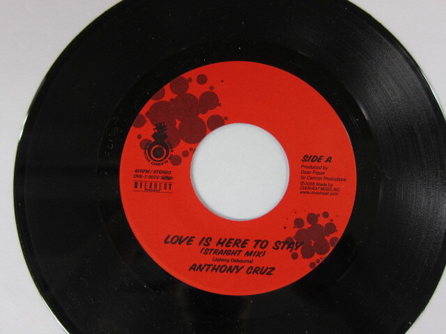ANTHONY CRUZ / LOVE IS HERE TO STAY / OVERHEAT RECORDS
