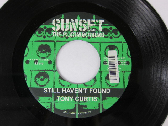 TONY CURTIS / STILL HAVEN'T FOUND / STROLLING RIDDIM / SUNSET THE PLATINUM SOUND