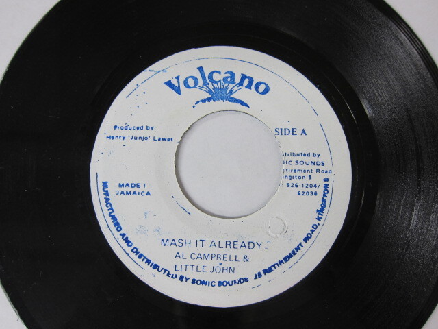 AL CAMPBELL & LITTLE JOHN / MASH IT ALREADY / VOLCANO