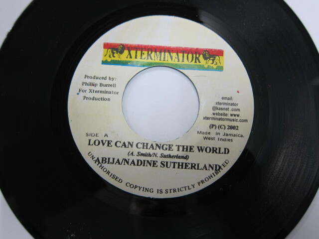 ABIJA / NADINE SUTHERLAND / LOVE CAN CHANGE THE WORLD / XTERMINATOR